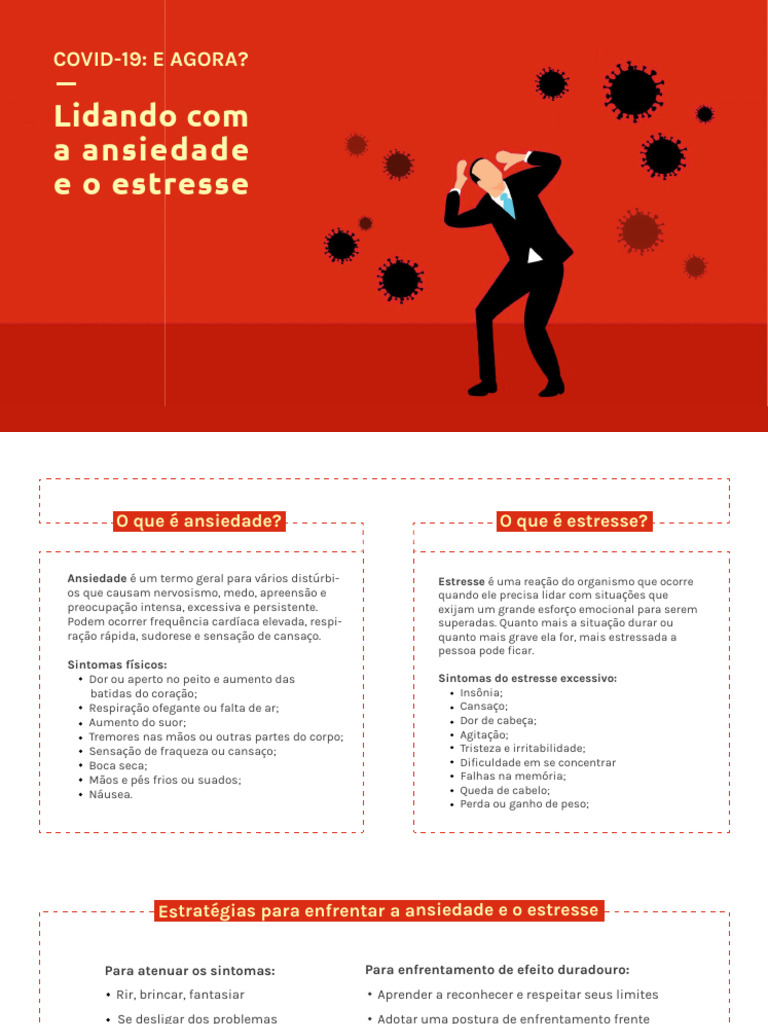 Lidando Com A Ansiedade e o Estresse | PDF | Ansiedade | Estresse ...