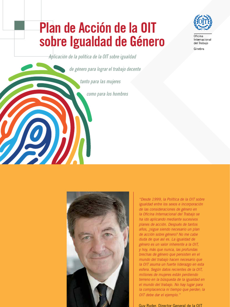 Plan de Acción OIT para Igualdad de Género | PDF | Igualdad de género ...