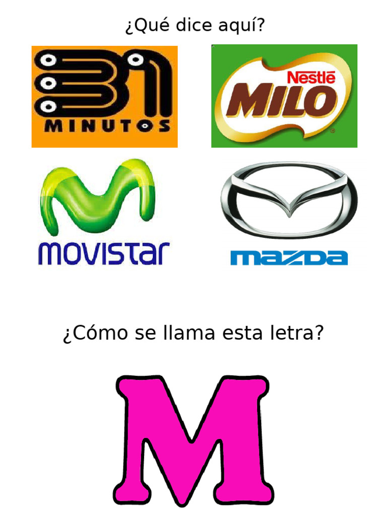 Actividades con la letra M para niños | PDF
