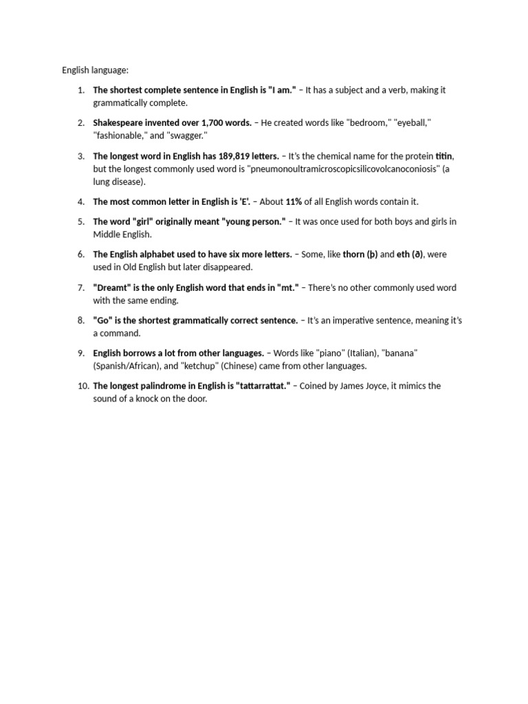 INTERESTING FACTS ABOUT ENGLISH LANGUAGE PDF visual data 8