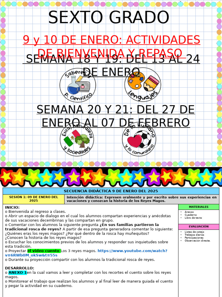 Proyectos de Vida para Sexto Grado | PDF | Simetría