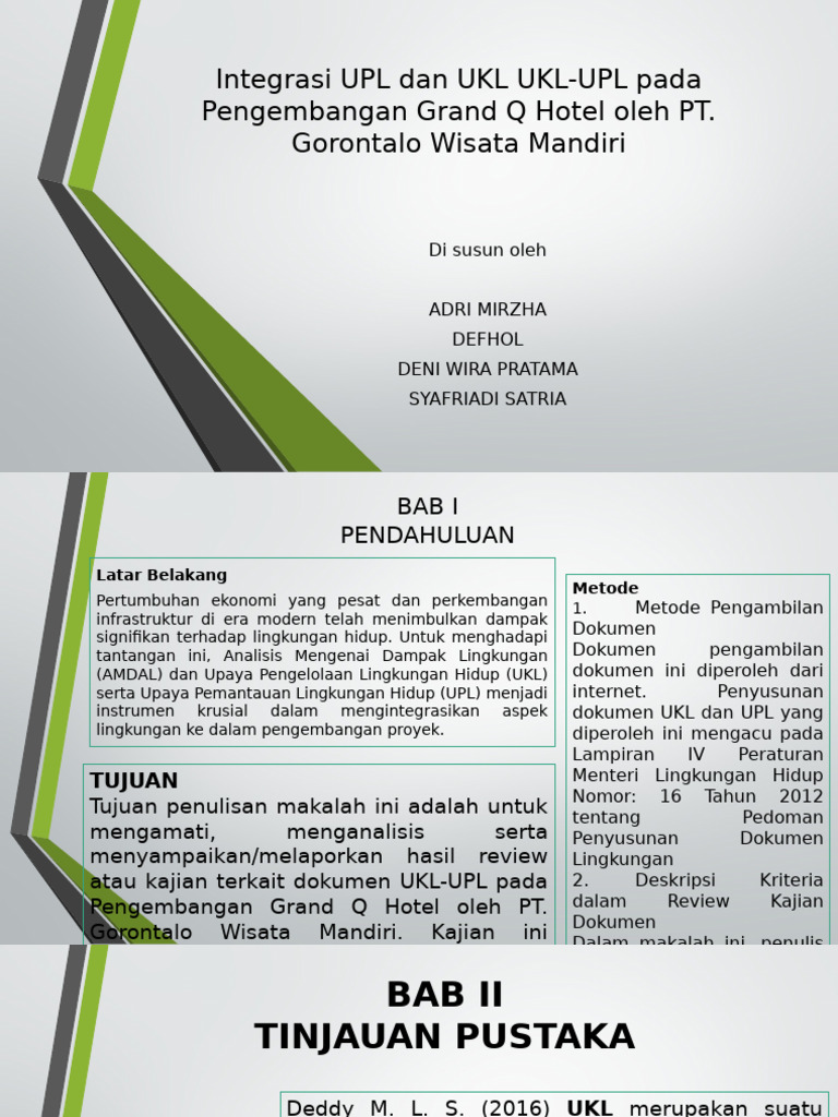 Integrasi UKL-UPL pada Grand Q Hotel | PDF