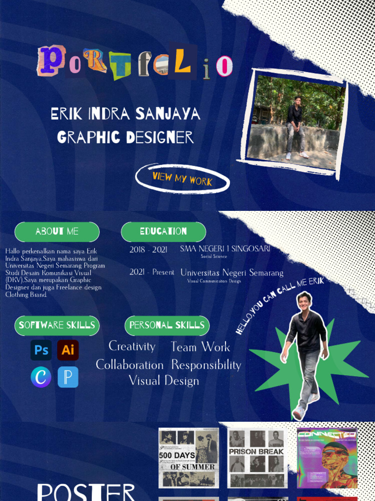 Portfolio Erik Indra Sanjaya Graphic Designer | PDF