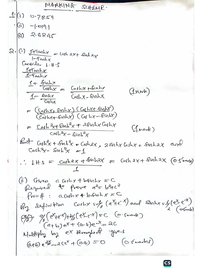 F6 Advanced Maths MS 02 | PDF