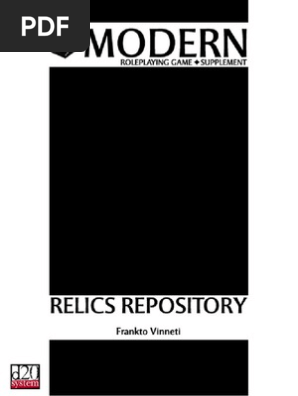 Naruto D20 Relics Repository Copyright D20 System