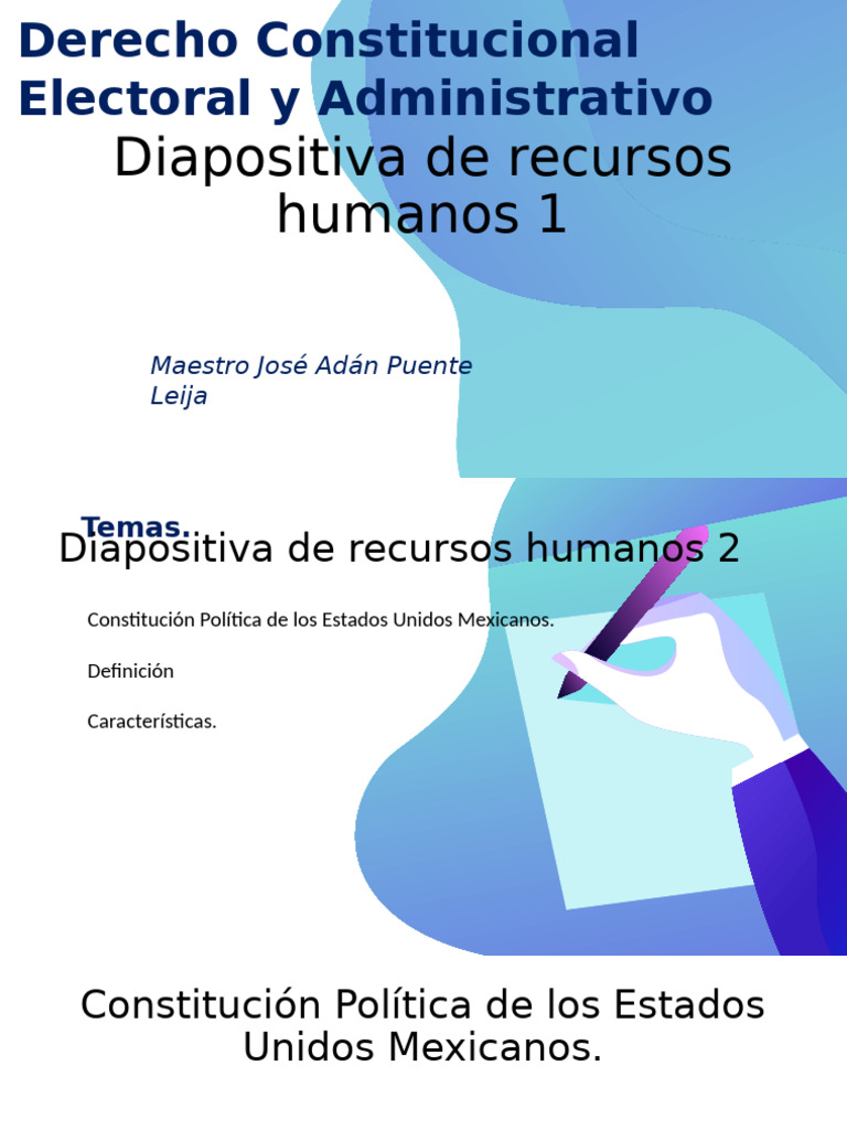 Derecho Constitucional y sus Fundamentos | PDF | Constitución | Estado ...