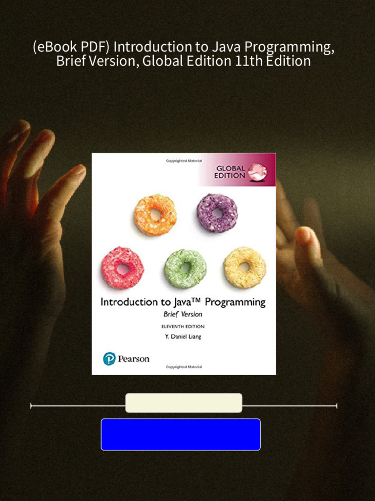 (eBook PDF) Introduction to Java Programming, Brief Version, Global ...