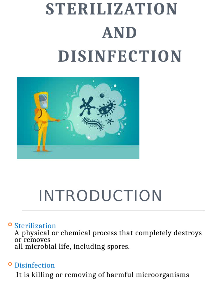 Sterilization and Disinfection Methods | PDF | Disinfectant ...