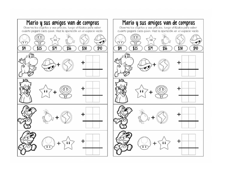 Sumas Mario Bro | PDF