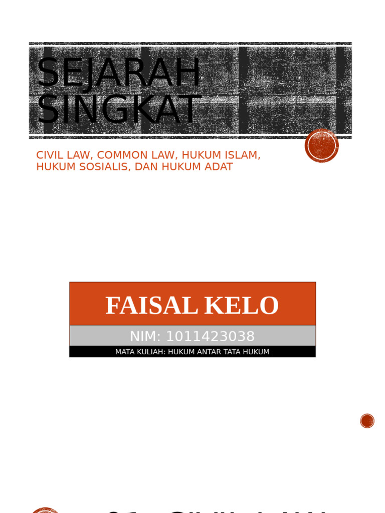 SEJARAH SINGKAT Isal | PDF