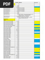Spare Parts and Critical List Format | PDF | Materials | Mechanical ...