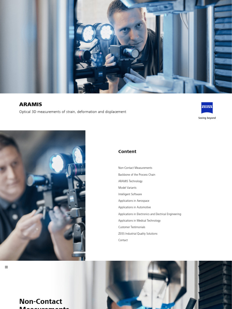 Optical 3D Measurement Solutions | PDF | Image Resolution | Frame Rate