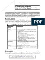 Soil Liquefaction Abatement: A. Summary