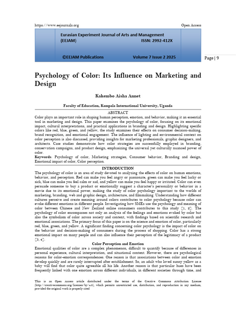 Psychology of Color in Marketing Design | PDF | Brand | Color