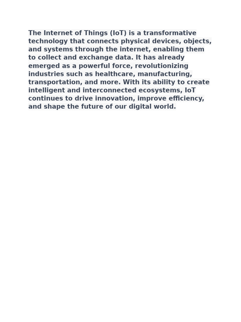The Internet of Things | PDF