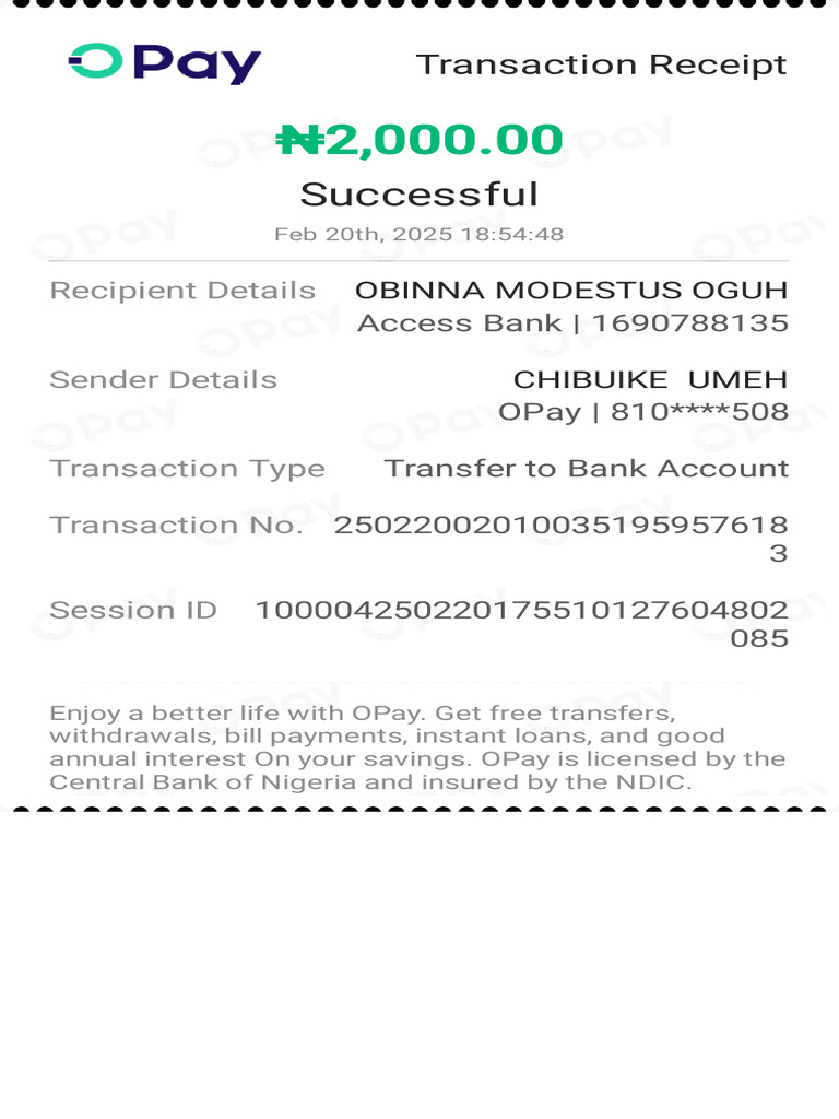 Transaction Receipt-250220020100351959576183 | PDF