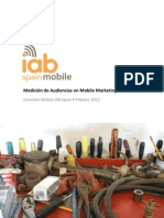 Medición de audiencias en mobile marketing  (IAB Spain) -Feb12