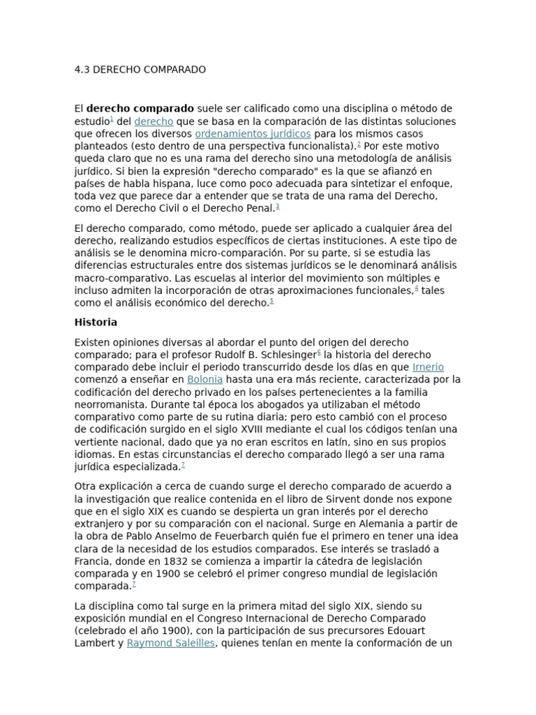 Derecho Comparado Fundamentos Jurídicos de La Economía Mixta | PDF ...