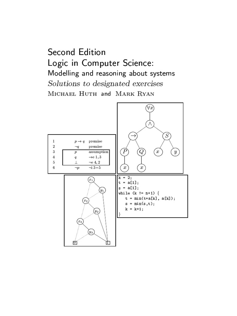 Logic In Computer Science 2nd Solutions Huth Ryan