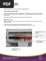 Submit Your Eskom Meter Reading Online | PDF | Fee