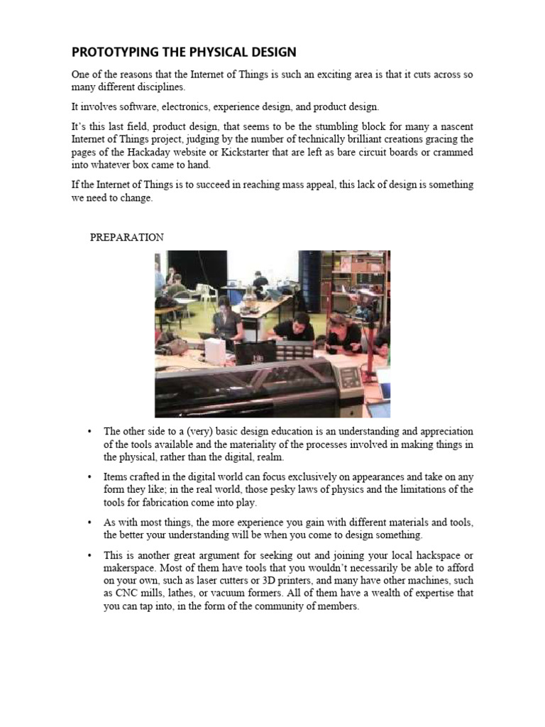 iot | PDF | 3 D Printing | Secondary Sector Of The Economy
