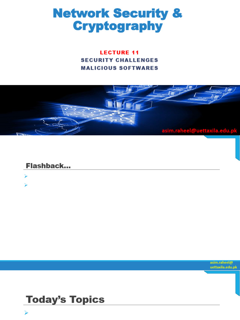 NS Lec # 11 | PDF | Ransomware | Malware