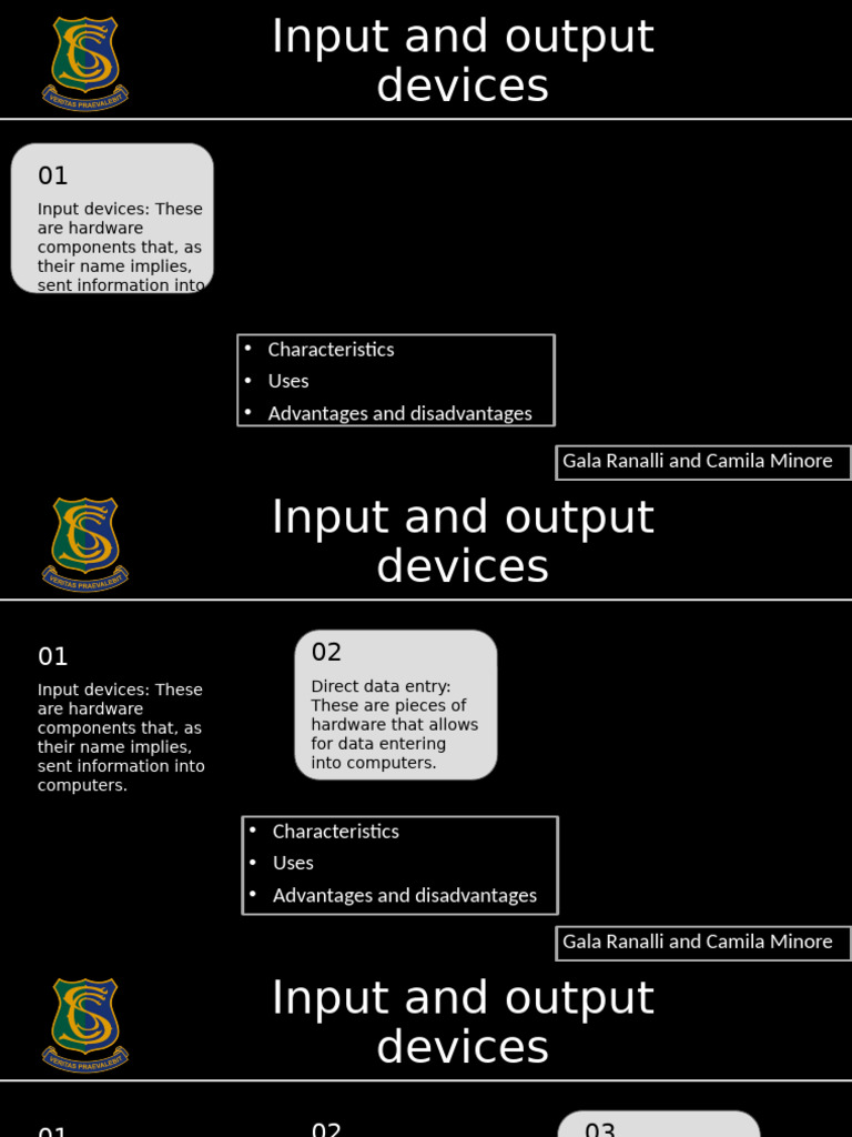 Copia de Input and Output Devices Gala Ranalli and Camila Minore-1 ...