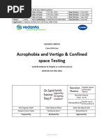 Vertigo Testing for Safe Height Work | PDF | Occupational Safety And ...