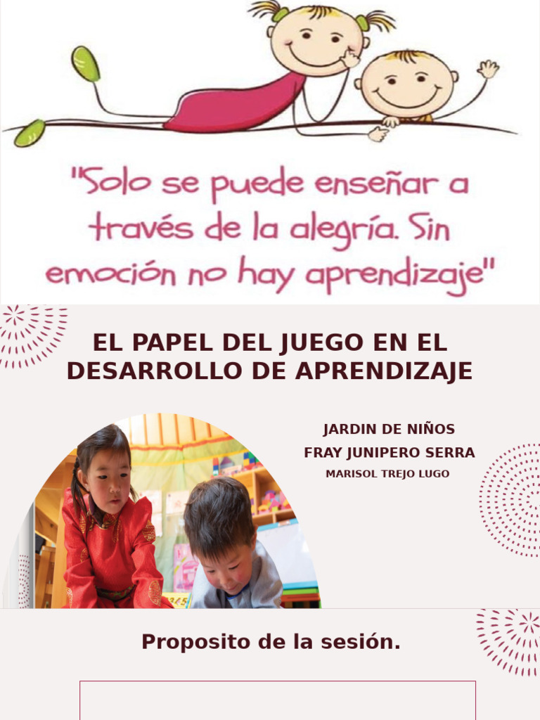 El Juego en Preescolar | PDF | Educación de la primera infancia ...