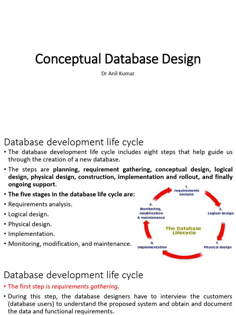 Conceptual Database Design | PDF | Conceptual Model | Databases
