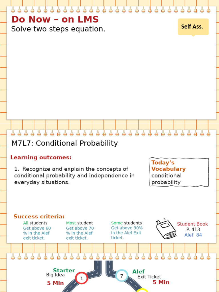 Conditional Probability Lesson | PDF | Probability | Applied Mathematics