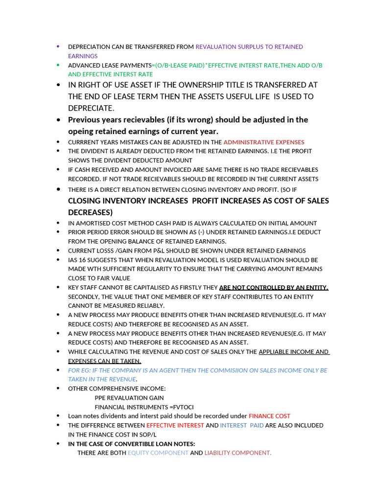 Accounting Principles and Adjustments Guide | PDF | Depreciation | Revenue