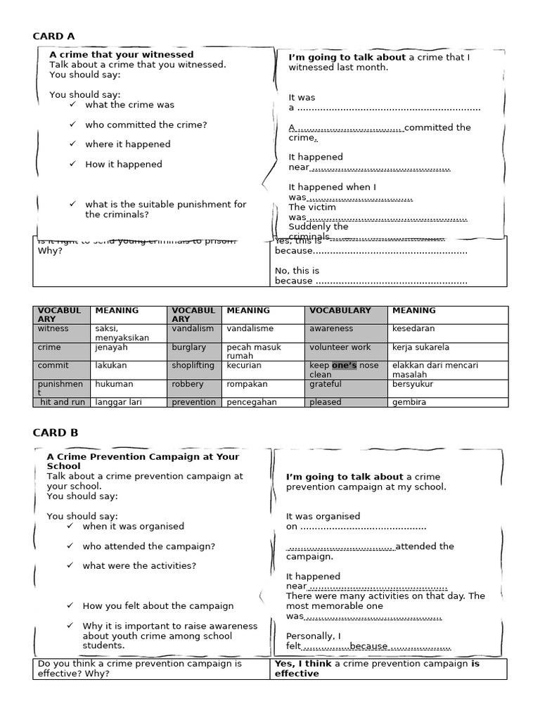 SPEAKINGCRIME | PDF | Crimes | Crime & Violence