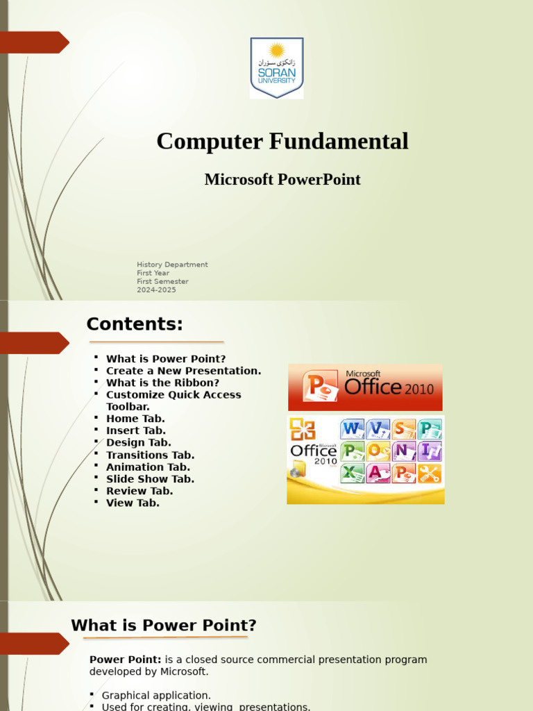 Microsoft PowerPoint Basics Guide | PDF