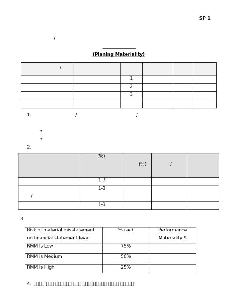 Planing Materiality | PDF