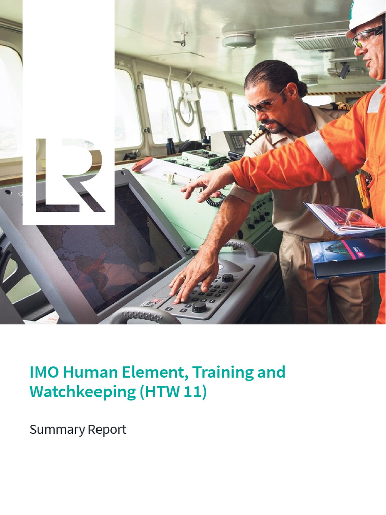 HTW 11 Summary: Seafarer Training Guidelines | PDF