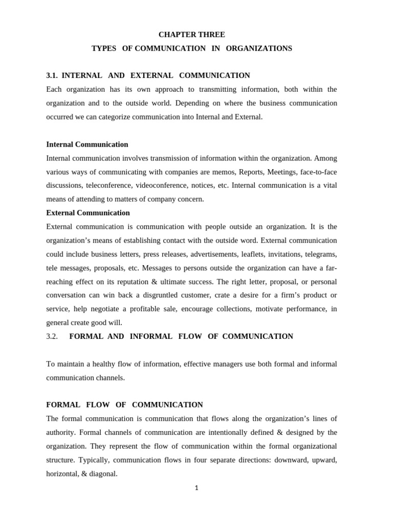 Types of Organizational Communication | PDF | Communication | Hierarchy