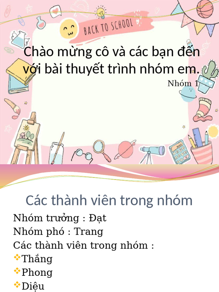 Chào Mừng Cô Và Các Bạn Đến Với | PDF