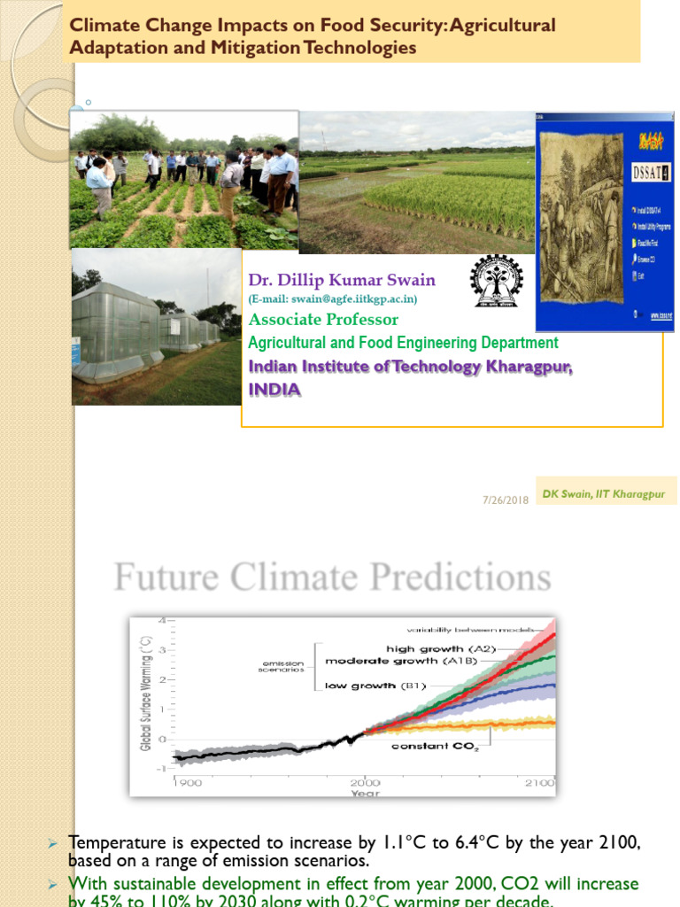 Climate Change and Food Security Insights | PDF | Climate Change | Rice