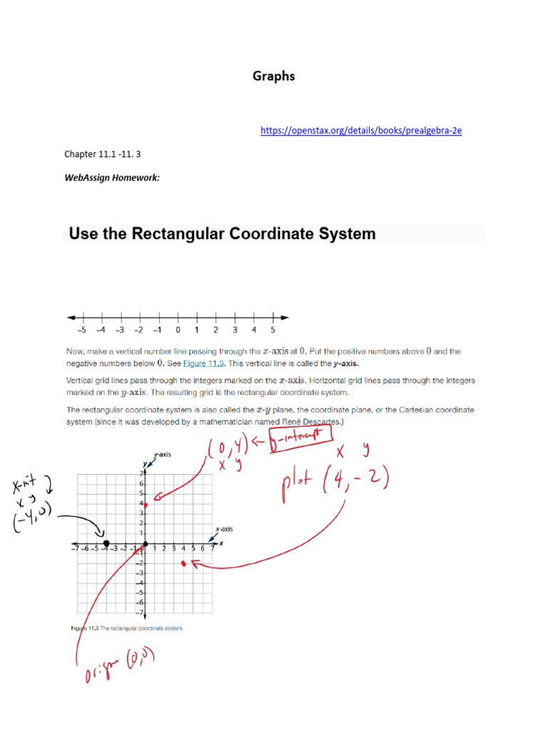 Week 5.3 Graphing A Linear Equation | PDF | Cartesian Coordinate System ...