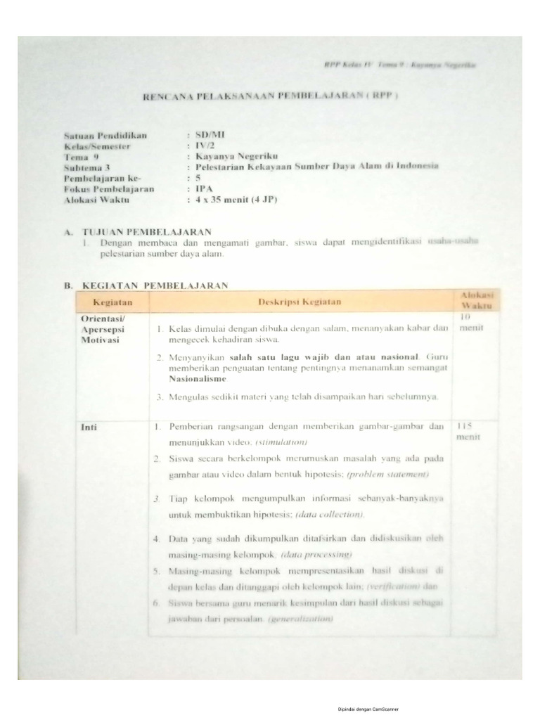 RPP | PDF