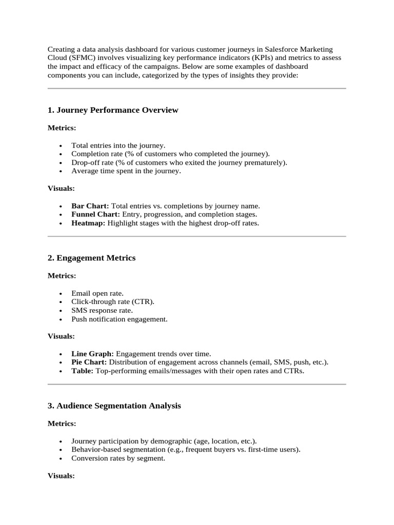 SFMC Report KPIs - GPT | PDF | Marketing