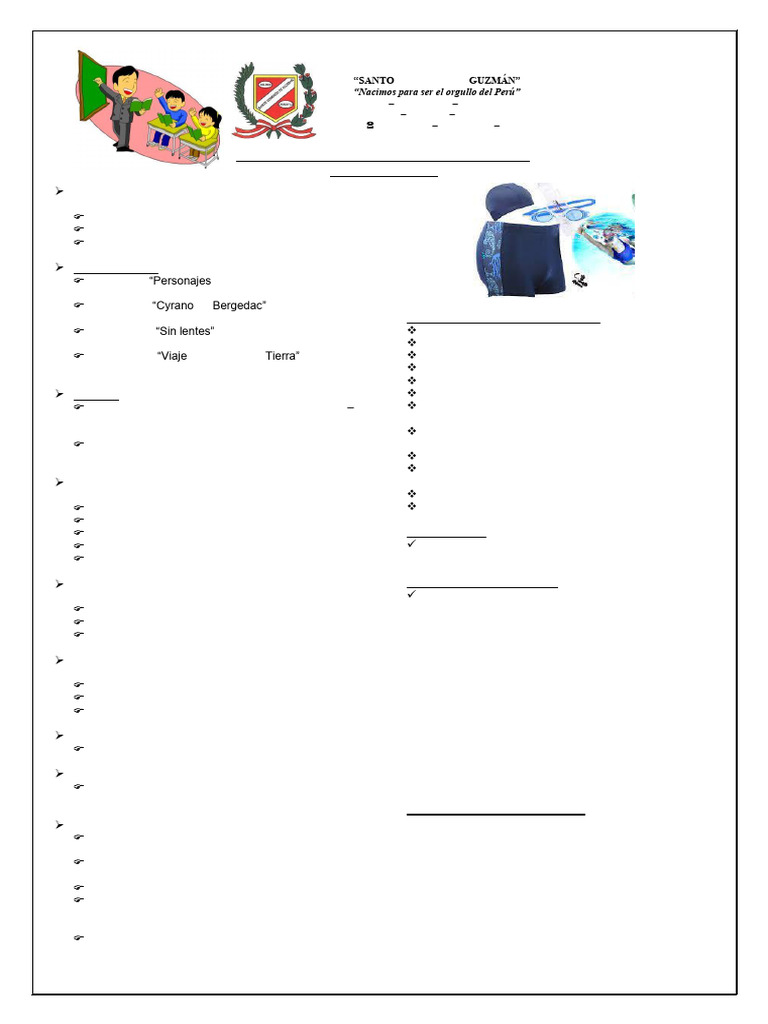 Lista de Útiles - 2º Año de Secundaria - 2025 Andre | PDF | Moda | Ropa