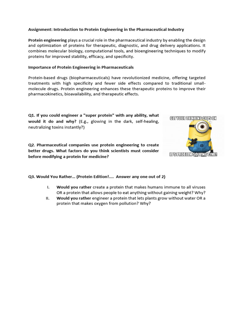 Protein Engineering In Pharmaceuticals Pdf