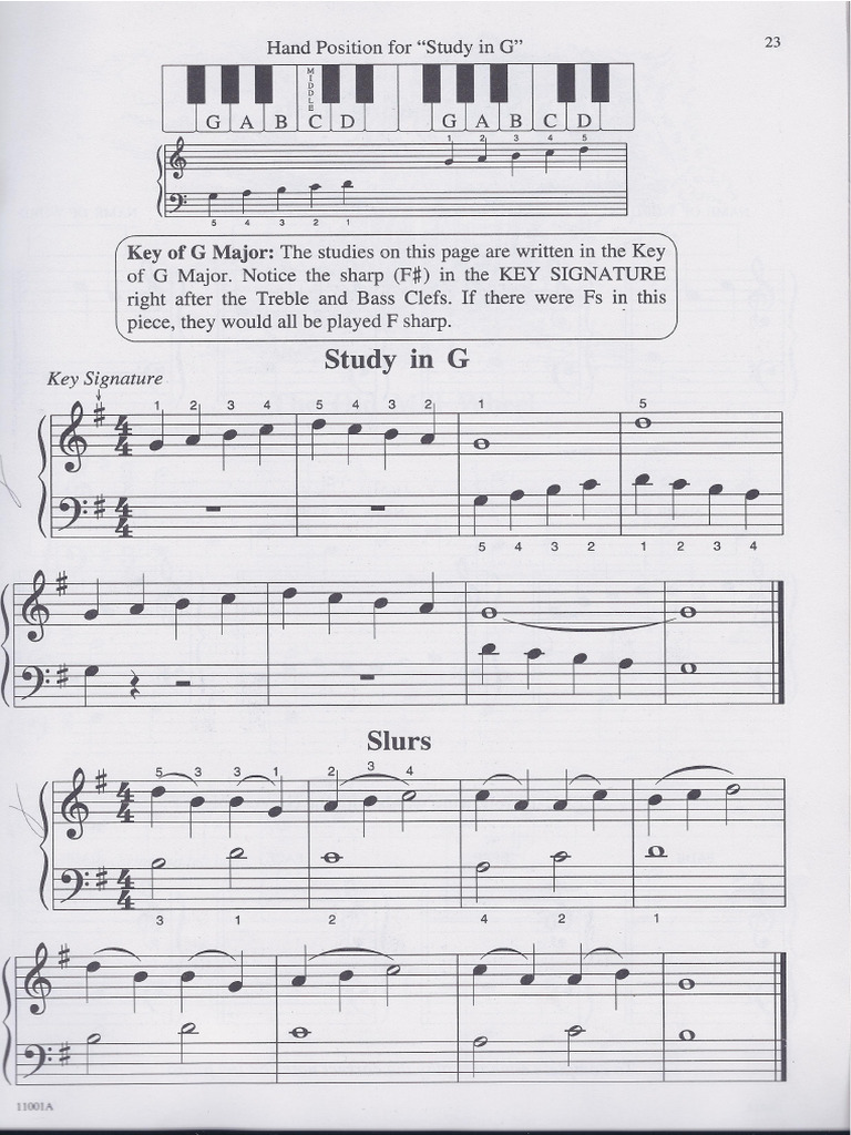 G Major Exercises | PDF
