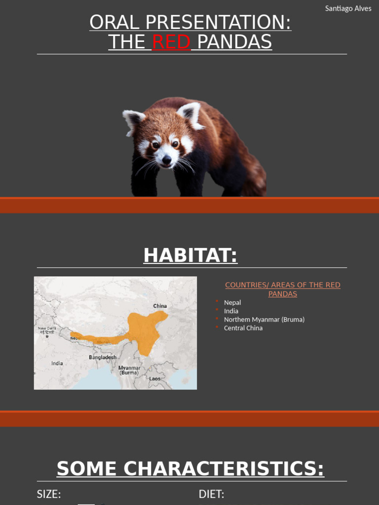 ORAL PRESENTATION - Red Pandas | PDF