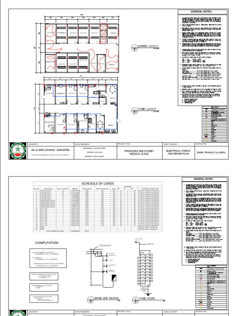 Electrical Design Plan | PDF | Power (Physics) | Quantity