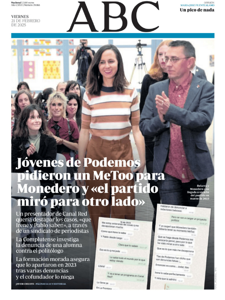21 Febrero 2025 ABC | PDF