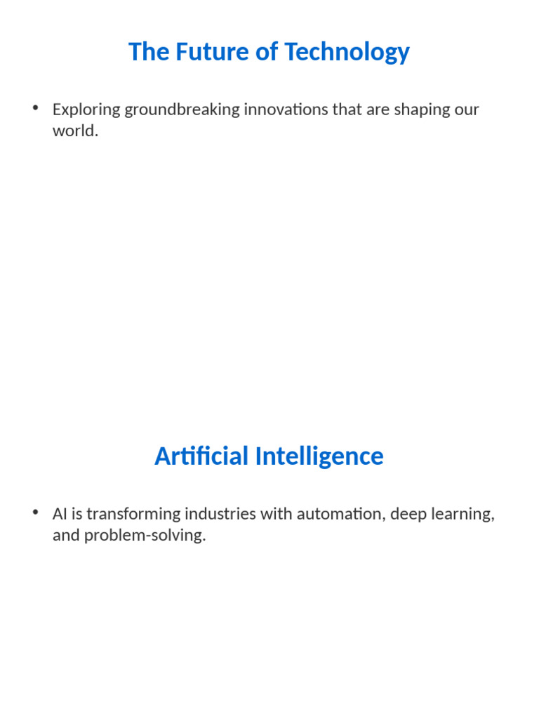 Innovations Shaping Our Future | PDF