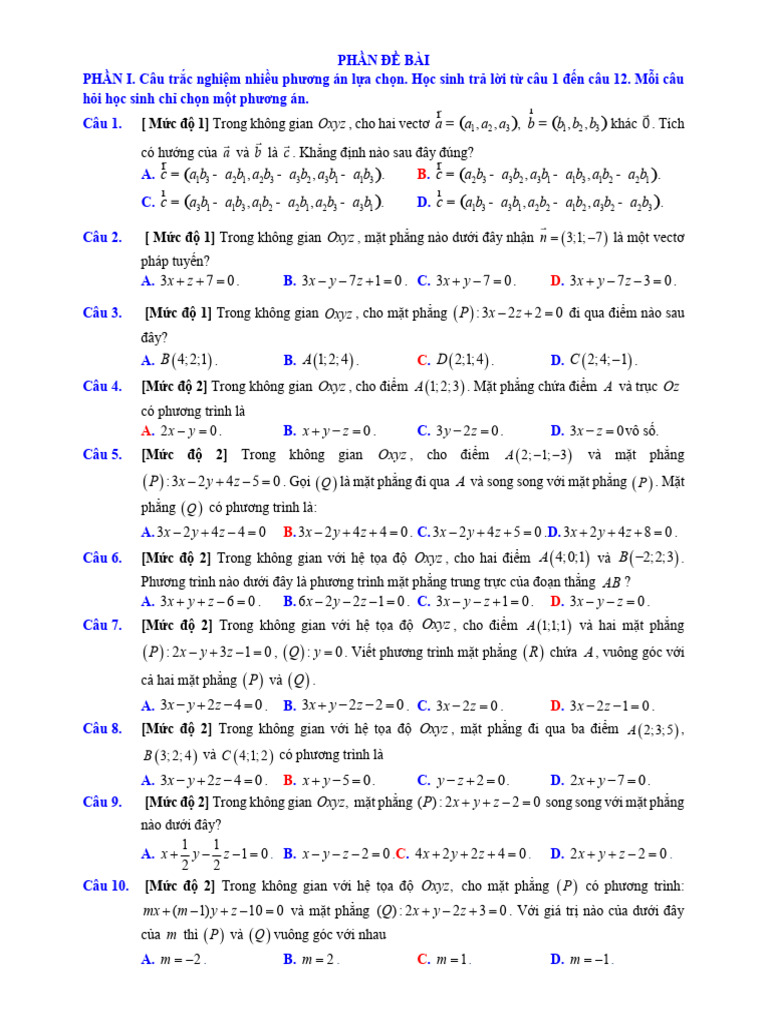 KNTT - Chương 5 - Bài 1 - Đề 1 | PDF